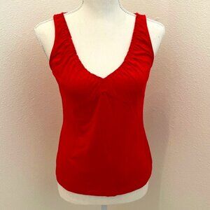 Red Pima Cotton Sleeveless Top from Talbots Collection